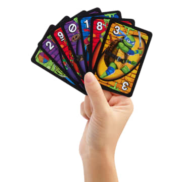 UNO Teenage Mutant Ninja Turtles Mutant Mayhem Card Game For Family Night Inspired By the Movie