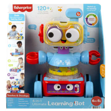 Fisher-Price Robot D’Apprentissage 4 en 1 Suprême Version Anglaise et Française
