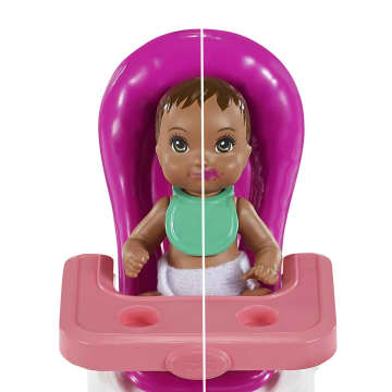 Barbie Boneca Skipper Babá Aniversário Castanha