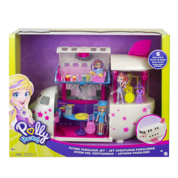 Polly Pocket Set de Juego Jet Aventuras Fabulosas