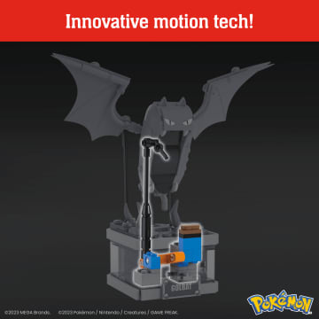 MEGA Pokémon Mini Motion Golbat Building Toy Kit (313 Pieces) For Collectors