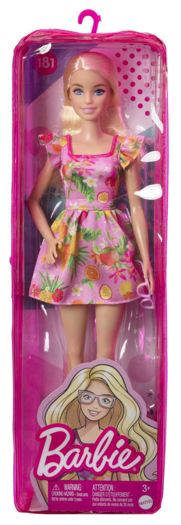 Barbie Fashionista Muñeca Vestido Rosa Frutal - Image 6 of 6