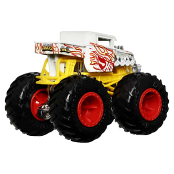 Hot Wheels Monster Trucks Vehículo de Juguete Color Shifter Bone Shaker Escala 1:64