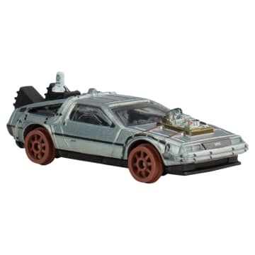 Hot Wheels Collector Veículo de Brinquedo BTTF Máquina do Tempo Versão 50´s