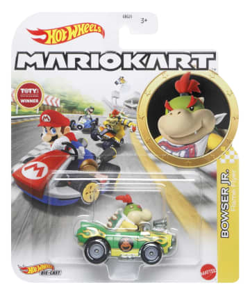 Hot Wheels Mario Kart Veículo de Brinquedo Bowser Jr Flame Flyer - Image 5 of 5