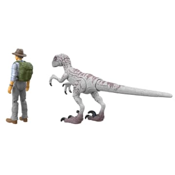 Jurassic World Toys Dr Grant & Raptor Figures Hammond Collection - Image 3 of 6