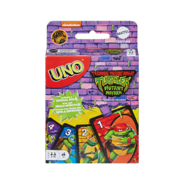 UNO Teenage Mutant Ninja Turtles Mutant Mayhem Card Game For Family Night Inspired By the Movie