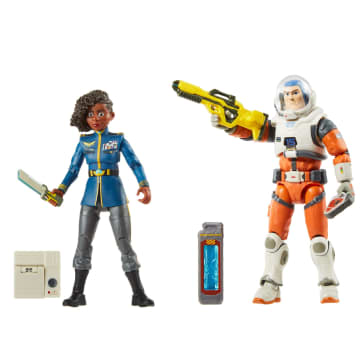 Disney Pixar Lightyear Figura de Juguete Alisha y Buzz Paquete de 2