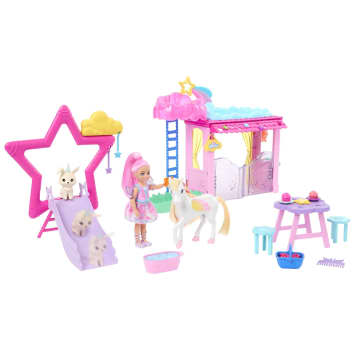 Barbie-Chelsea et Pégase-Coffret Barbie A Touch Of Magic
