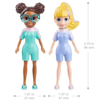 Polly Pocket Large Fashion Pack, Travel Toy With Dolls And Clothing Accessories - Imagen 2 de 5