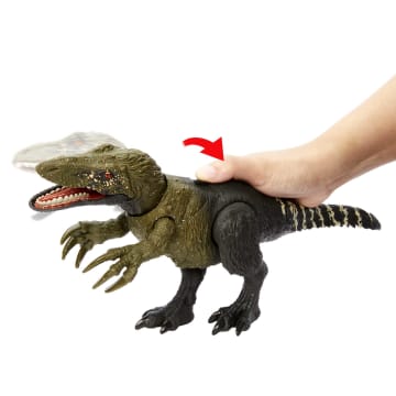 Jurassic World Dinosaurio de Juguete Orkoraptor Rugido Salvaje