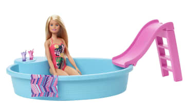 Barbie Set de Juego Piscina Glam con Muñeca