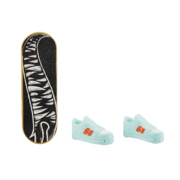 Hot Wheels Skate Vehículo de Juguete Patineta T-REX & ROLL™ con Tenis