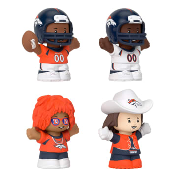 Little People Collector Denver Broncos Special Edition Set For Adults & NFL Fans, 4 Figures