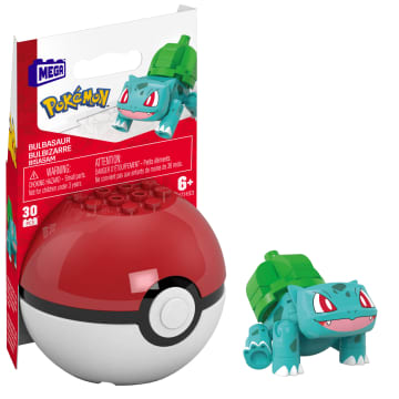 MEGA Pokémon Jogo de Construção Pokébola Evergreen Bulbasaur