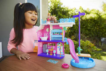 Polly Pocket Set de Juego Casa del Lago de Polly
