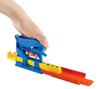 Hot Wheels Action Pista de Juguete Lanzador de Bolsillo Azul