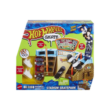 Hot Wheels Skate Pista de Brinquedo Set Estádio Tony Hawk - Image 6 of 6