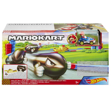 Hot Wheels Mario Kart Pista de Juguete Lanzador Bullet Bill - Image 5 of 5