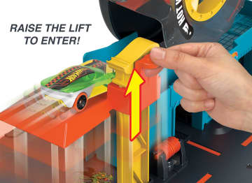 Hot Wheels City Super Twist Tire Shop Playset, Gift For Kids 4 To 8 Years Old - Image 3 of 6