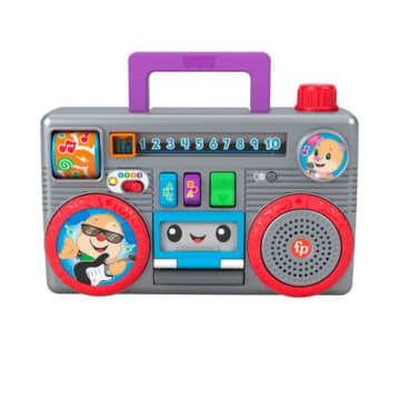 Fisher-Price Ríe y Aprende Juguete para Bebés Radio Portátil Baila y Aprende