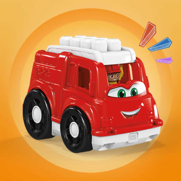Mega Bloks  Coffret  Freddy Le Camion de Pompiers +4 Gros Blocs