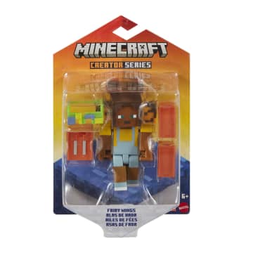 Minecraft Creator Series Figura de Acción Skin con Alas Mariposa Amarilla 3.25"