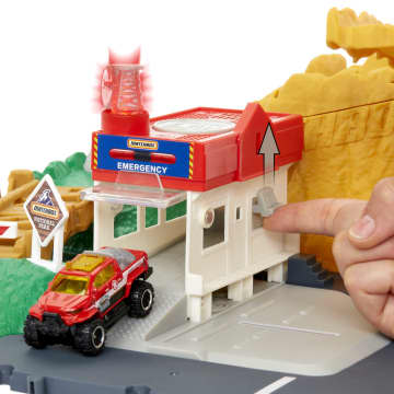 Matchbox Pista de Juguete Acción Rescate de Montaña