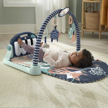 Fisher-Price Tapis D’Activités Pour Bébé, Piano, Jouets, Faon Marine - Imagen 2 de 6