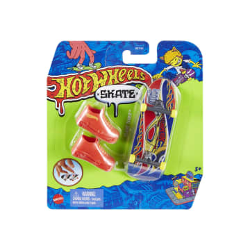 Hot Wheels Skate Veículo de Brinquedo Skateboard FLAME TAMER™ com Tênis