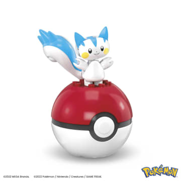 MEGA Pokémon Jogo de Construção Pokébola Colecionável do Pachirisu