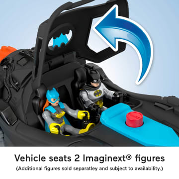 Imaginext DC Super Friends Lights & Sounds Batmobile, Batman Figure & Vehicle, 3-Piece Preschool Toys