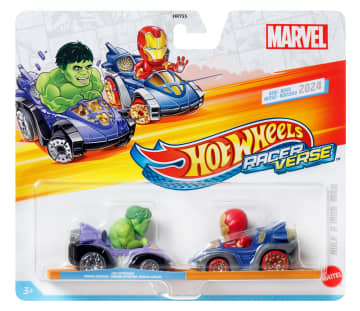 Hot Wheels RacerVerse Veículo de Brinquedo Iron Man e Hulk - Image 6 of 6