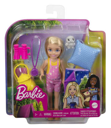 Barbie It Takes Two Boneca Chelsea Dia de Acampamento