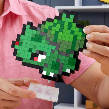 Mega  Pokémon  Coffret de Construction  Bulbizarre (374 Pces), Rétro - Imagen 4 de 6