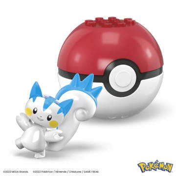 MEGA Pokémon Jogo de Construção Pokébola Colecionável do Pachirisu - Imagen 3 de 6