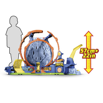 Hot Wheels Monster Trucks T-Rex Volcano Arena