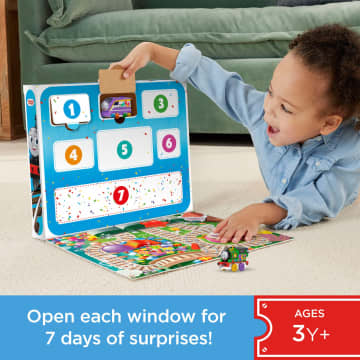 Thomas & Friends Thomas’ 7 Days Of Surprises Gift Set Of Diecast Toy Trains & Vehicles, 10 Pieces