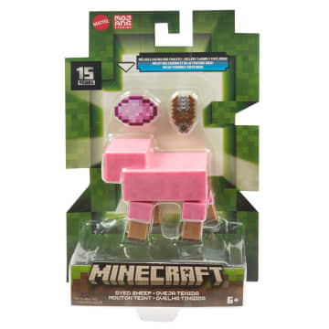 Minecraft Action Figures & Accessories Collection, 3.25-in Scale & Pixelated Design (Characters May Vary)