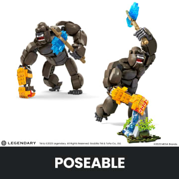 MEGA Godzilla X Kong: The New Empire Building Toy Kit (541 Pieces) For Collectors