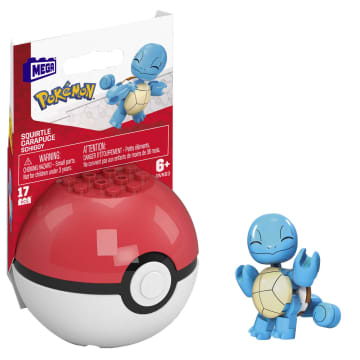 MEGA Pokémon Juguete de Construcción Pokébola Squirtle 25 Aniversario