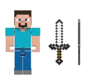 Minecraft Vanilla Figura de Acción Steve 3.25"