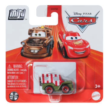 Cars de Disney y Pixar Minis Corredores Vehículo de Juguete Mini American Flag Sarge
