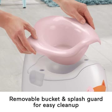 Fisher-Price Friendly Fox Potty Toddler Toilet Training Chair With Removable Bowl, 2 Pieces