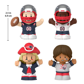 Little People Collector New England Patriots Special Edition Set For Adults & NFL Fans, 4 Figures - Image 2 of 6