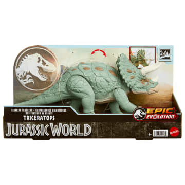 Jurassic World  Méga Action  Tricératops, Espèce de Grande Taille - Imagem 6 de 6