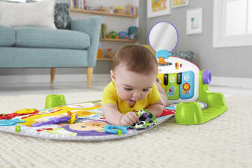 Fisher-Price Baby Gimnasio para Bebés Deluxe Piano Pataditas Musicales