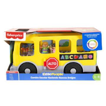 Little People Juguete para Bebés Autobús Escolar Haciendo Nuevos Amigos
