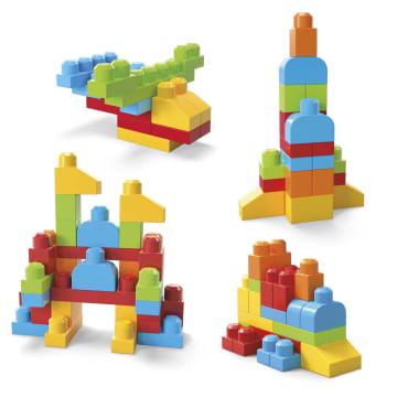 Mega Bloks Juguete de Construcción ¡Constrúyelo! Caja de 40 Bloques