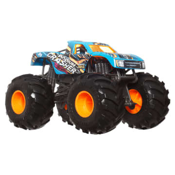 Hot Wheels Monster Trucks Vehículo de Juguete Podium Crasher Escala 1:24
